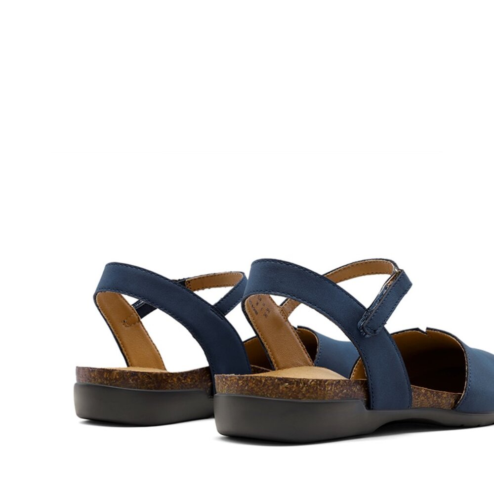 DREAM PAIRS Navy Closed Toe Arch Support Sandals/NIB/8.5 - Picture 5 of 16